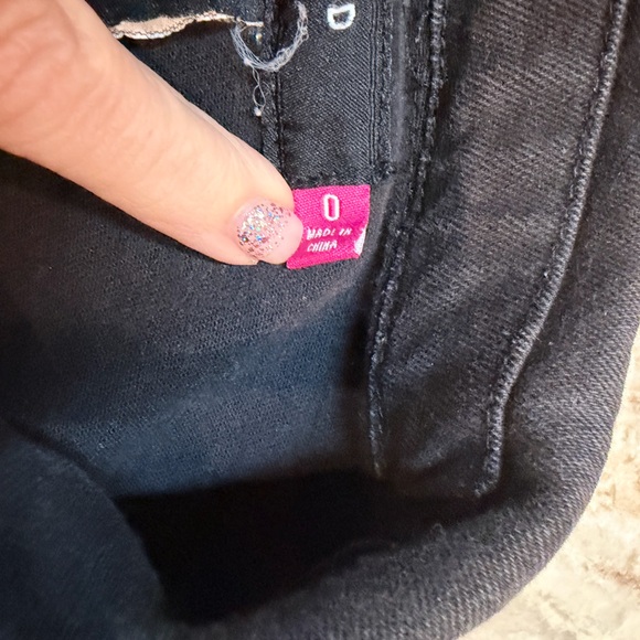 Torrid Black Denim Jacket Size 0 Stretch Jean Jacket large - Picture 5 of 10